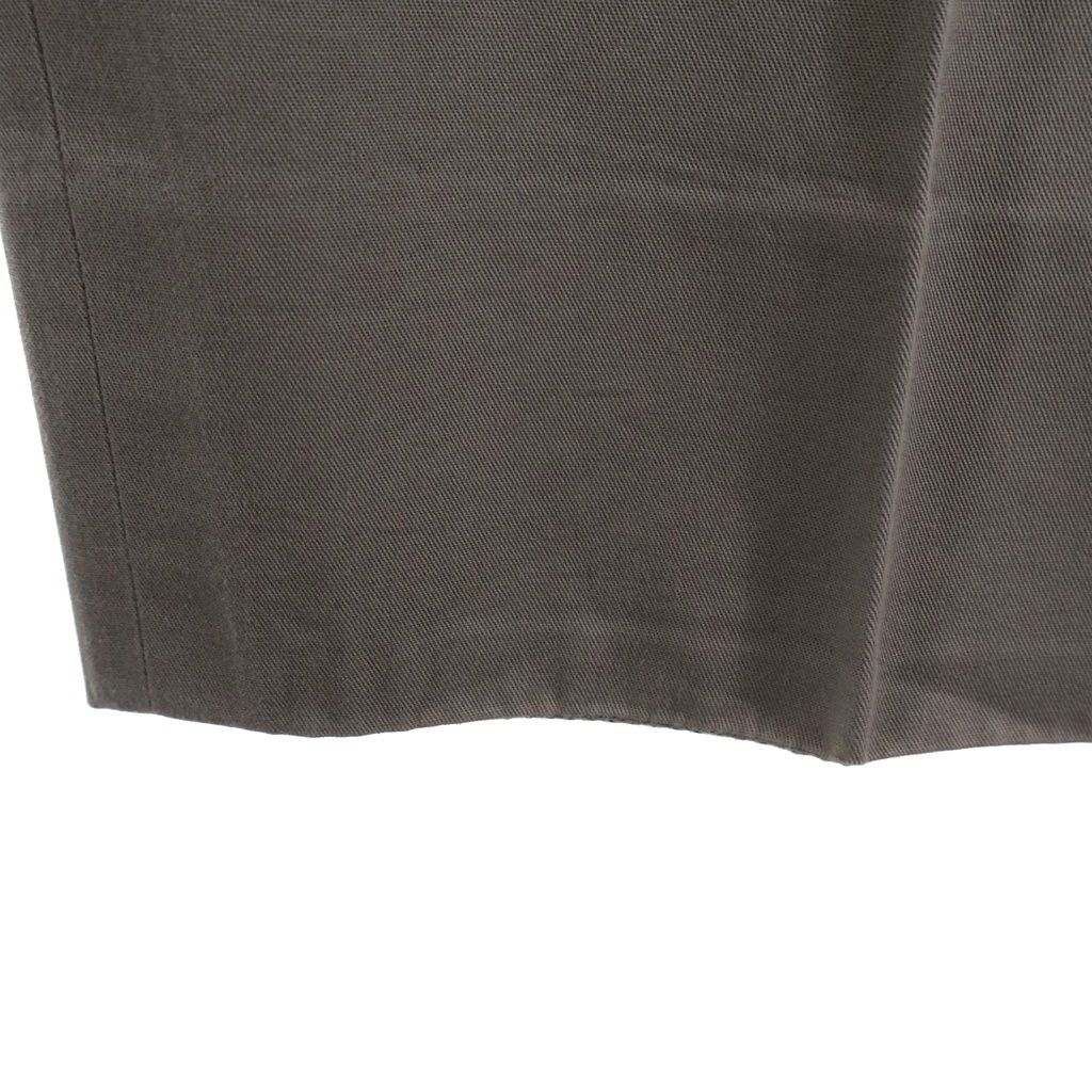 Hermes Cotton Pleated Trousers Pants Gray — view 6