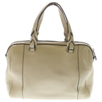 Loewe Fusta 25 2-Way Shoulder Bag Beige Leather Black — view 2
