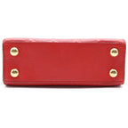 Louis Vuitton Monogram Empreinte Pont Neuf Mini 2-Way Shoulder Bag Red Leather — view 4