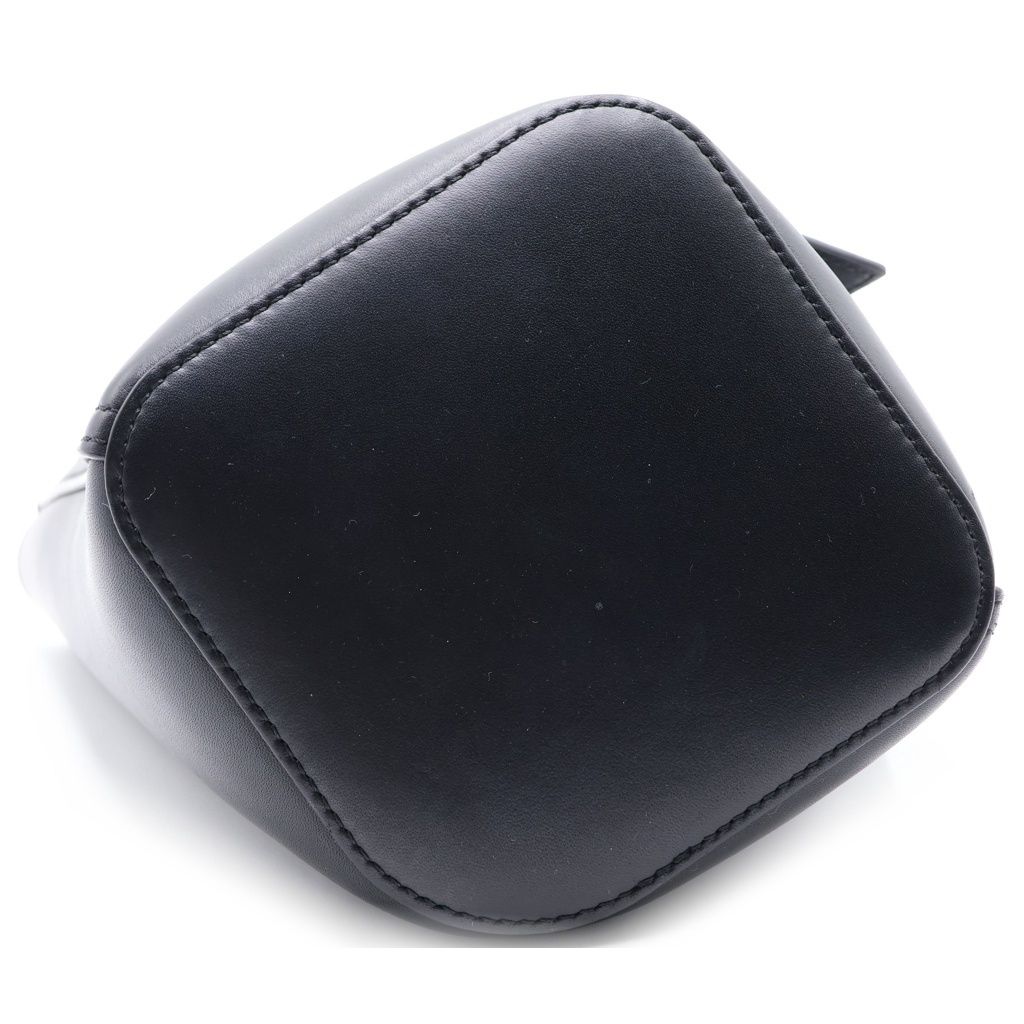 Loewe Pebble Bucket Bag Mini Leather Gold 2-Way Black — view 5