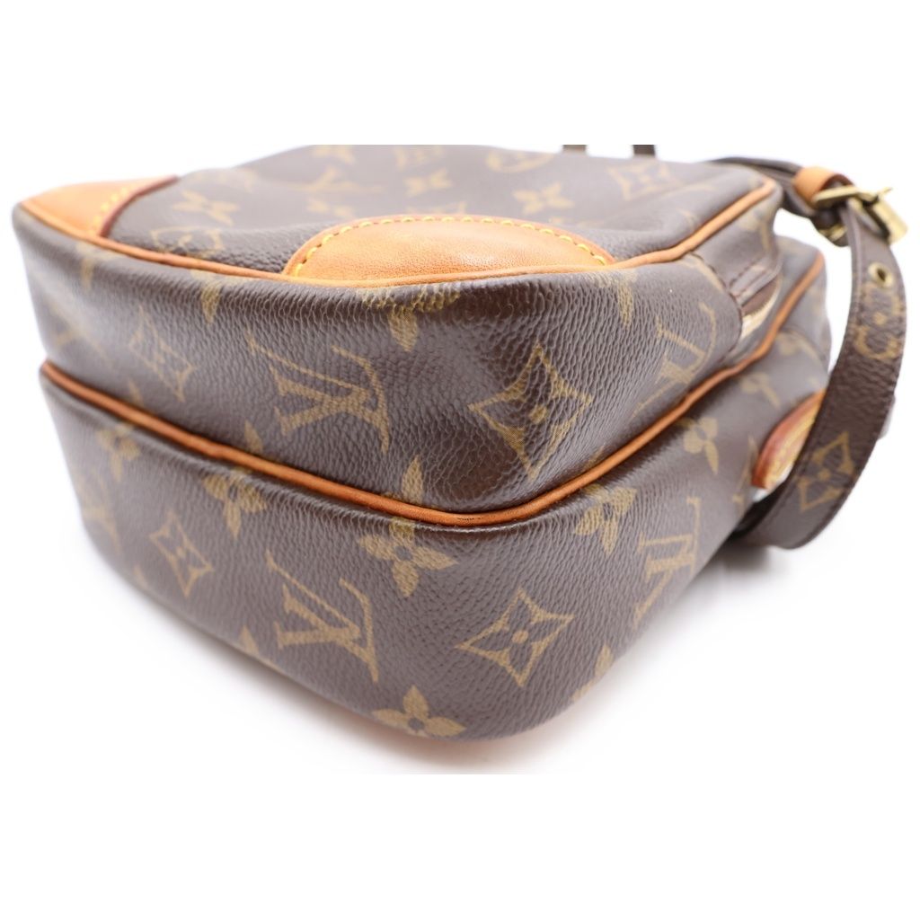 Louis Vuitton Monogram Amazon Mini Shoulder Bag Brown Leather Gold — view 5