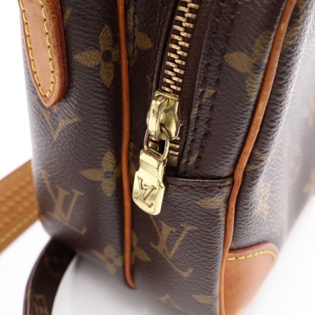 Louis Vuitton Monogram Amazon Mini Shoulder Bag Brown Leather Gold — view 8