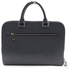 Louis Vuitton Taiga Porte Documents Slim Handbag Business Bag Black Leather