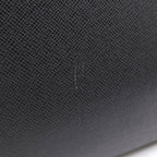 Louis Vuitton Taiga Porte Documents Slim Handbag Business Bag Black Leather — view 6