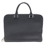 Louis Vuitton Taiga Porte Documents Slim Handbag Business Bag Black Leather — view 2