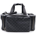 Louis Vuitton Damier Graphite Camera Bag Black Leather Silver