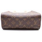 Louis Vuitton Monogram Sac Plat BB Leather 2-Way Bag Brown — view 4