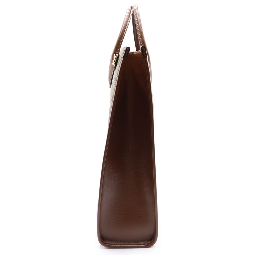 Gucci Interlocking Tote Back 2-Way Shoulder Canvas Brown — view 3