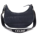 Celine Ava Shoulder Bag Black Nylon Silver — view 2