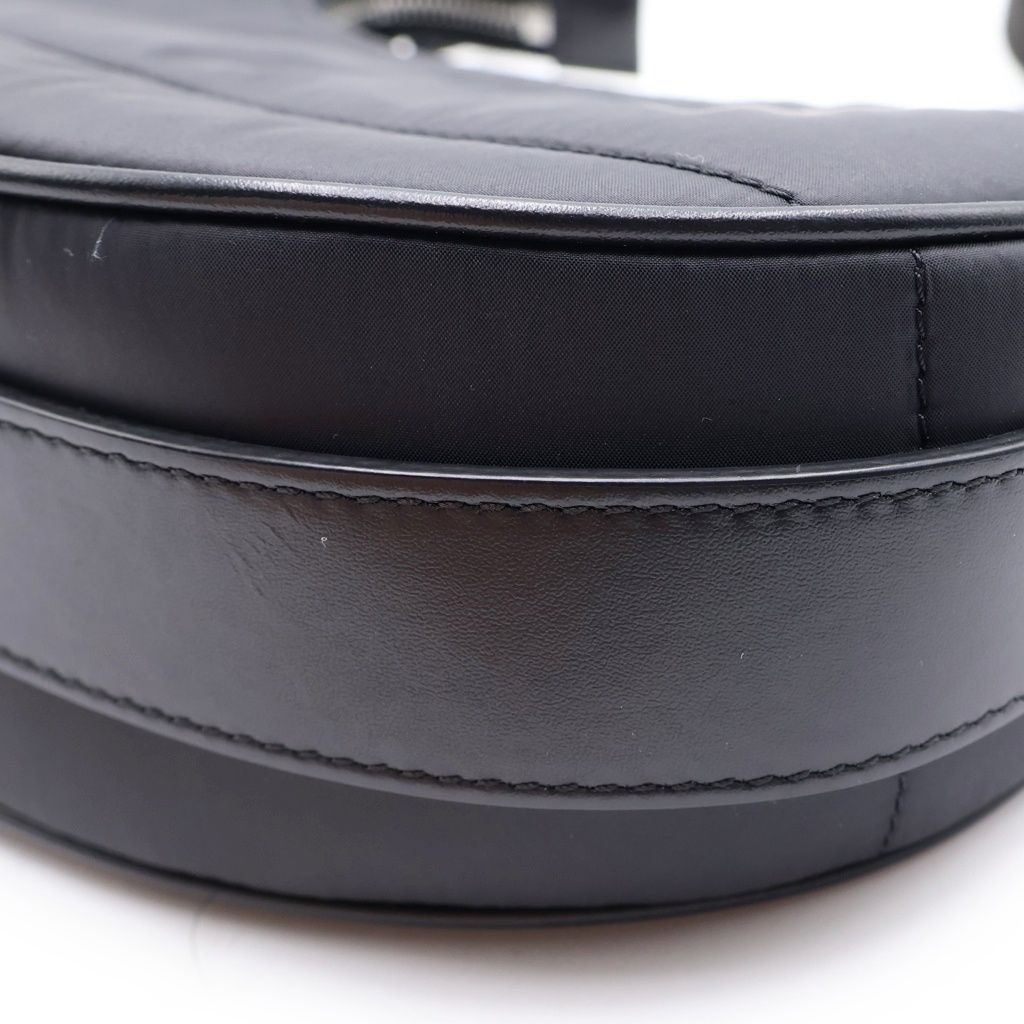 Celine Ava Shoulder Bag Black Nylon Silver — view 5