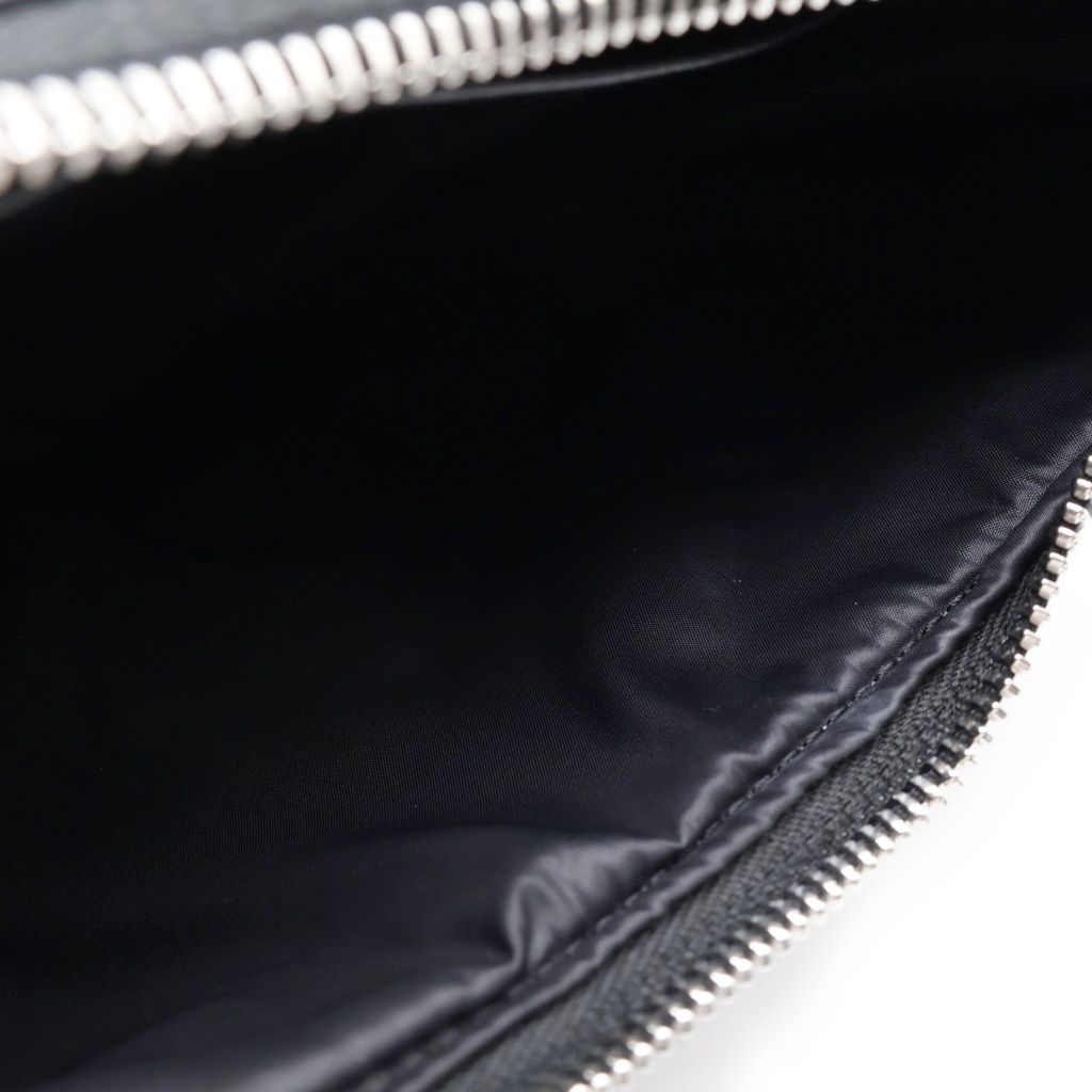 Celine Ava Shoulder Bag Black Nylon Silver — view 8