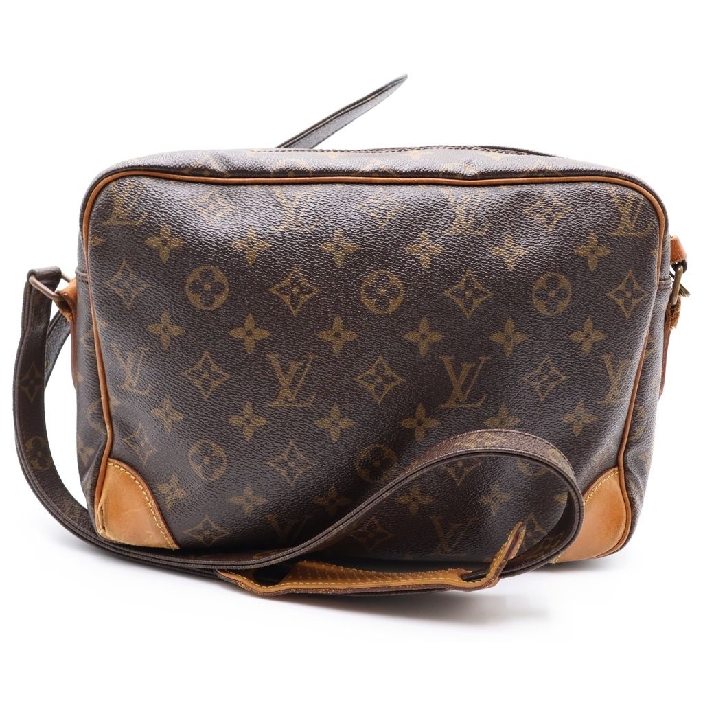 Louis Vuitton Monogram Nile Leather Shoulder Bag Brown — view 2