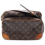 Louis Vuitton Monogram Nile Leather Shoulder Bag Brown