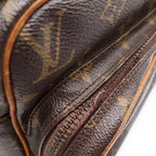 Louis Vuitton Monogram Nile Leather Shoulder Bag Brown — view 7
