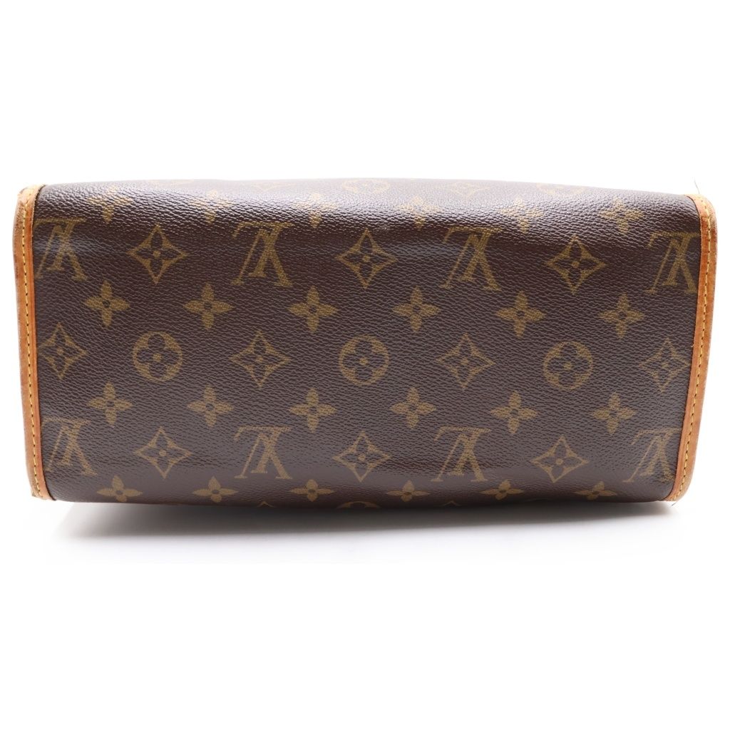 Louis Vuitton Monogram Popincourt Handbag Mini Tote Brown Leather Gold — view 4