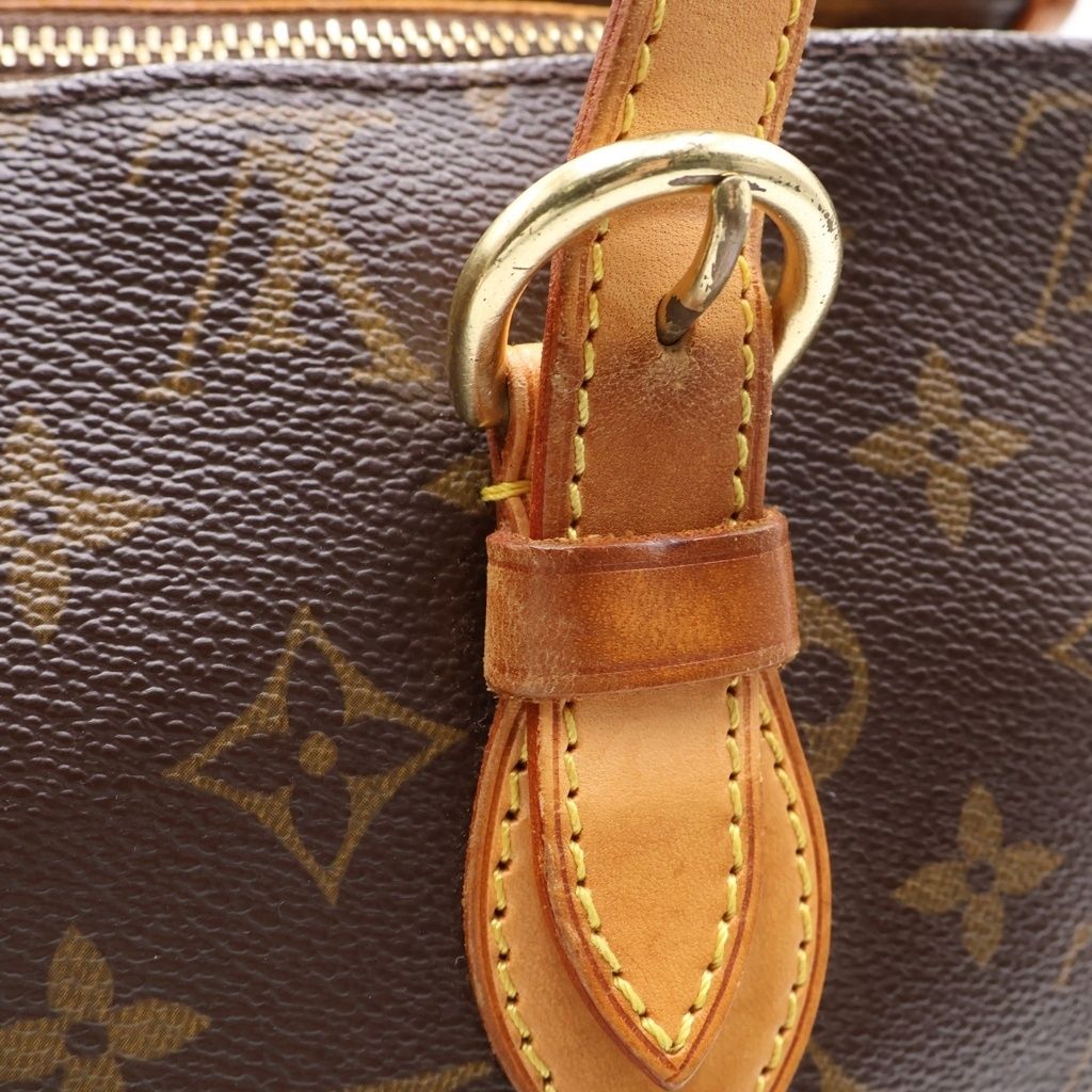 Louis Vuitton Monogram Popincourt Handbag Mini Tote Brown Leather Gold — view 6