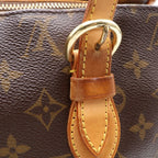 Louis Vuitton Monogram Popincourt Handbag Mini Tote Brown Leather Gold — view 6