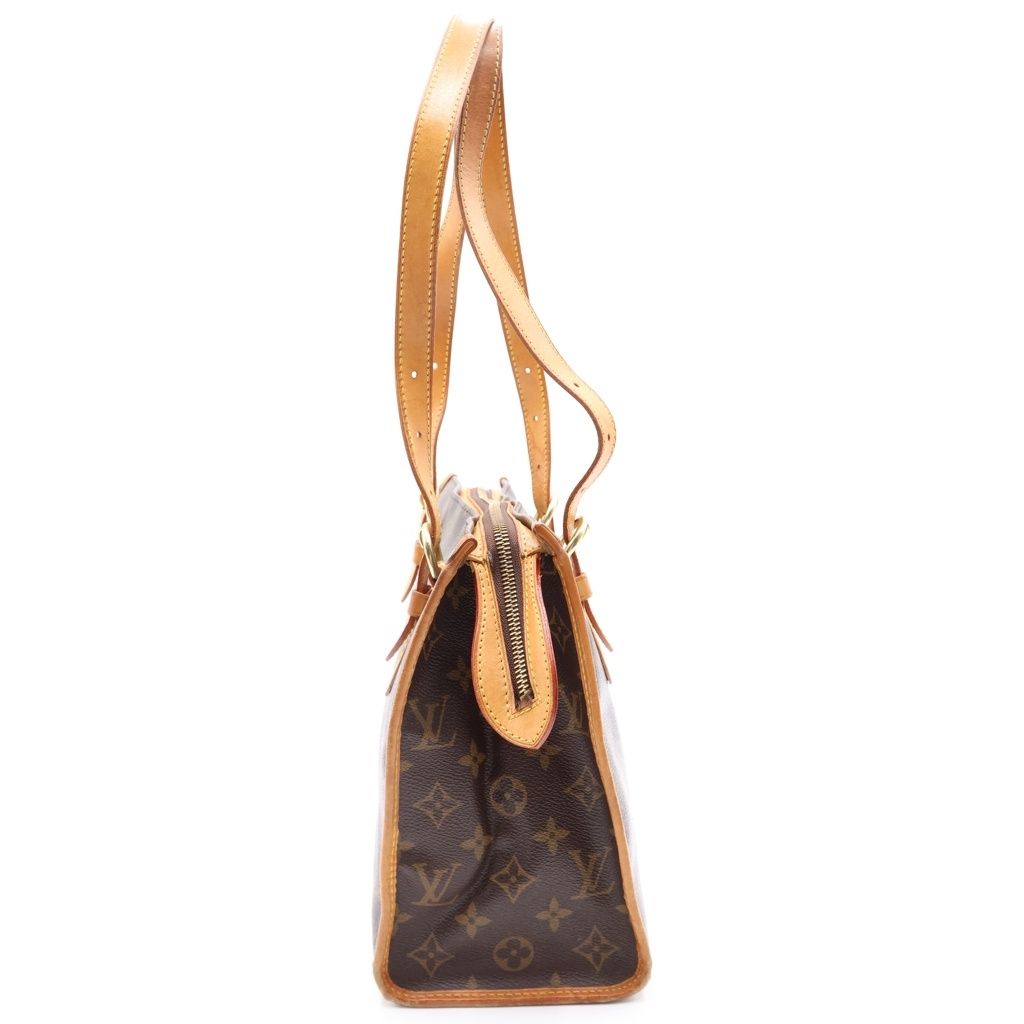 Louis Vuitton Monogram Popincourt Handbag Mini Tote Brown Leather Gold — view 3
