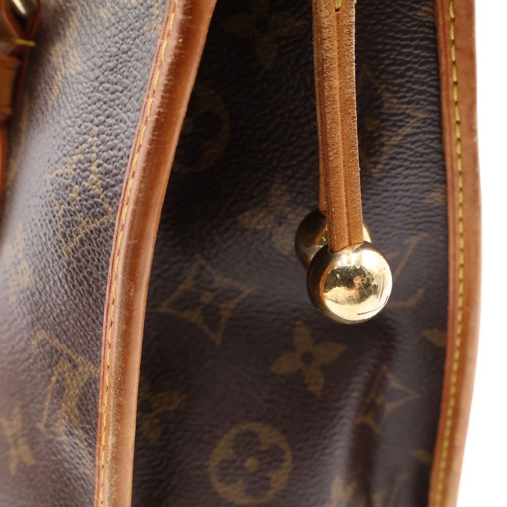 Louis Vuitton Monogram Popincourt Handbag Mini Tote Brown Leather Gold — view 7