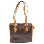 Louis Vuitton Monogram Popincourt Handbag Mini Tote Brown Leather Gold — view 2