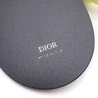 Dior Embroidery Grained Calfskin Flower Key Holder Charm Yellow White — view 6