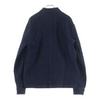 Dior Oblique Cotton Denim Overshirt Shirt Jacket Indigo — view 2