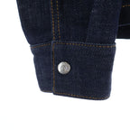 Dior Oblique Cotton Denim Overshirt Shirt Jacket Indigo — view 6