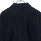 Dior Oblique Cotton Denim Overshirt Shirt Jacket Indigo — view 4