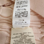 Hermes Coaching Remix Short Sleeve Knit Silk Cotton Pink Sweater — view 8