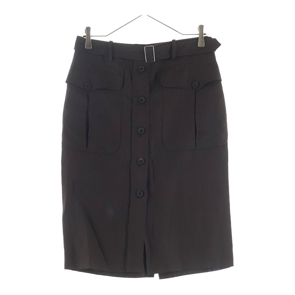 Hermes Front Button Skirt