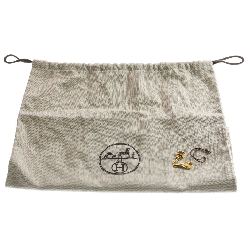 Hermes Picotin Lock PM Taurillon Clemence Gold Handbag Etoupe — view 8