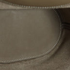 Hermes in the Loop 18 Taurillon Clemence Gold Handbag Etoupe — view 7