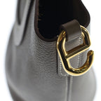 Hermes in the Loop 18 Taurillon Clemence Gold Handbag Etoupe — view 6