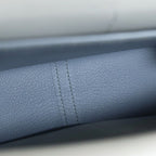 Hermes Halzan 25 Color Silver 2-Way Shoulder Bag Blue — view 7