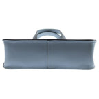Hermes Halzan 25 Color Silver 2-Way Shoulder Bag Blue — view 4