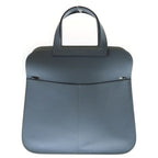 Hermes Halzan 25 Color Silver 2-Way Shoulder Bag Blue — view 2