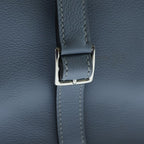 Hermes Halzan 25 Color Silver 2-Way Shoulder Bag Blue — view 6