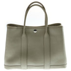 Hermes Garden Party 30 Negonda Silver Tote Beton