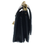 Chanel Mini Quilted 15 Chain Mini Shoulder Bag Black Caviar Leather Gold — view 3