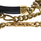 Chanel Mini Quilted 15 Chain Mini Shoulder Bag Black Caviar Leather Gold — view 6