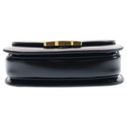 Celine Mini Besace Clair 2-Way Shoulder Bag Black Leather Gold — view 4