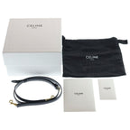 Celine Mini Besace Clair 2-Way Shoulder Bag Black Leather Gold — view 8
