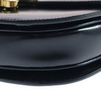 Celine Mini Besace Clair 2-Way Shoulder Bag Black Leather Gold — view 5