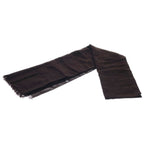 Gucci GG Wool Silk Shawl Scarf Brown