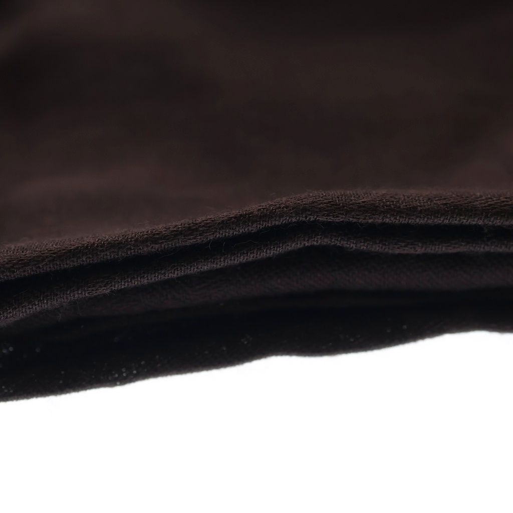 Gucci GG Wool Silk Shawl Scarf Brown — view 6