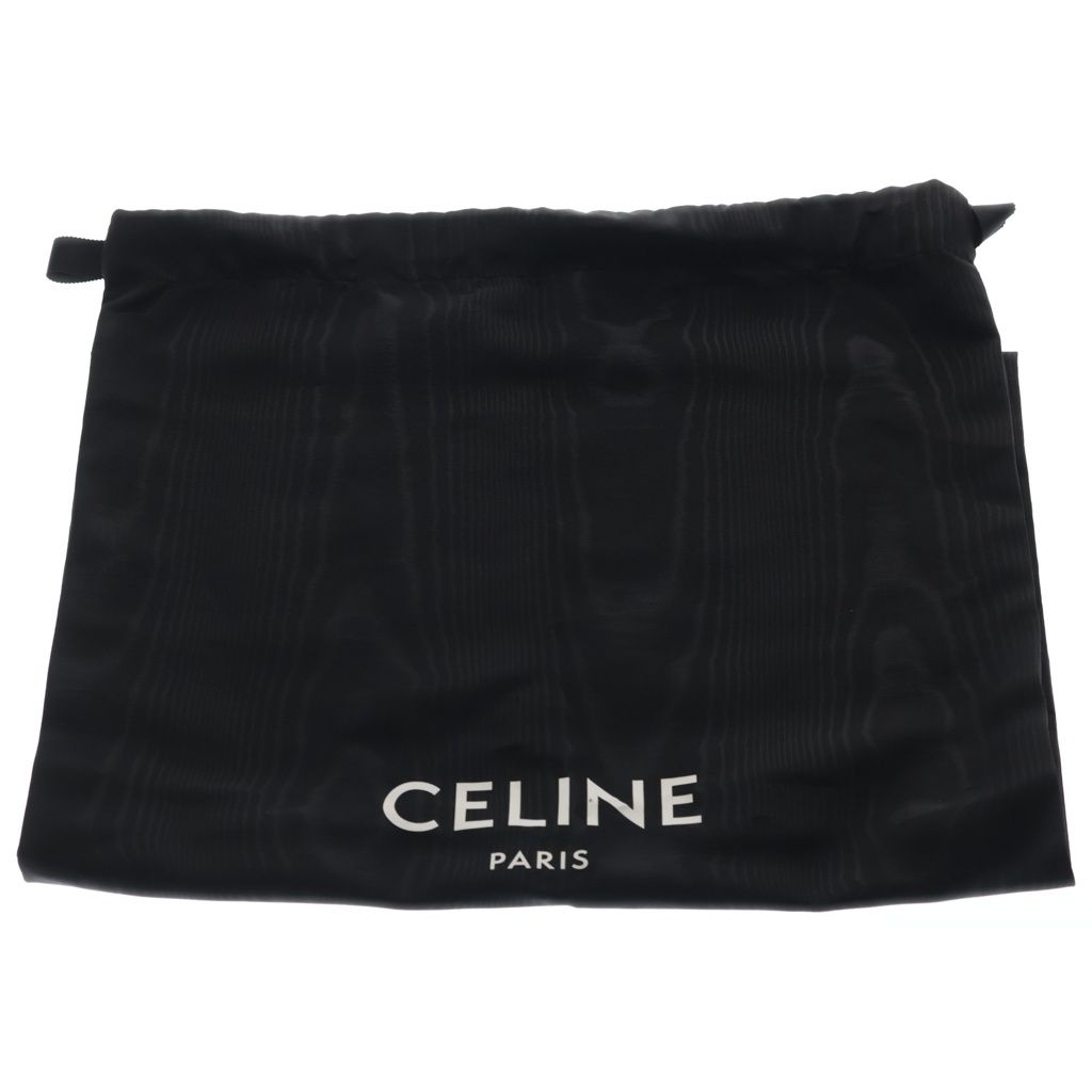 Celine Teen Triomphe Shoulder Bag Gray Calfskin Gold — view 8