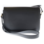 Celine Teen Triomphe Shoulder Bag Gray Calfskin Gold — view 2