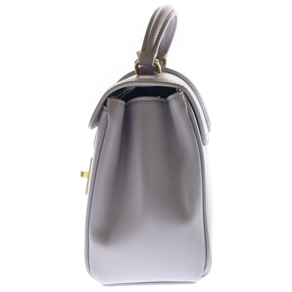 Celine Saes Mini 2-Way Shoulder Bag Light Purple Leather Gold — view 3