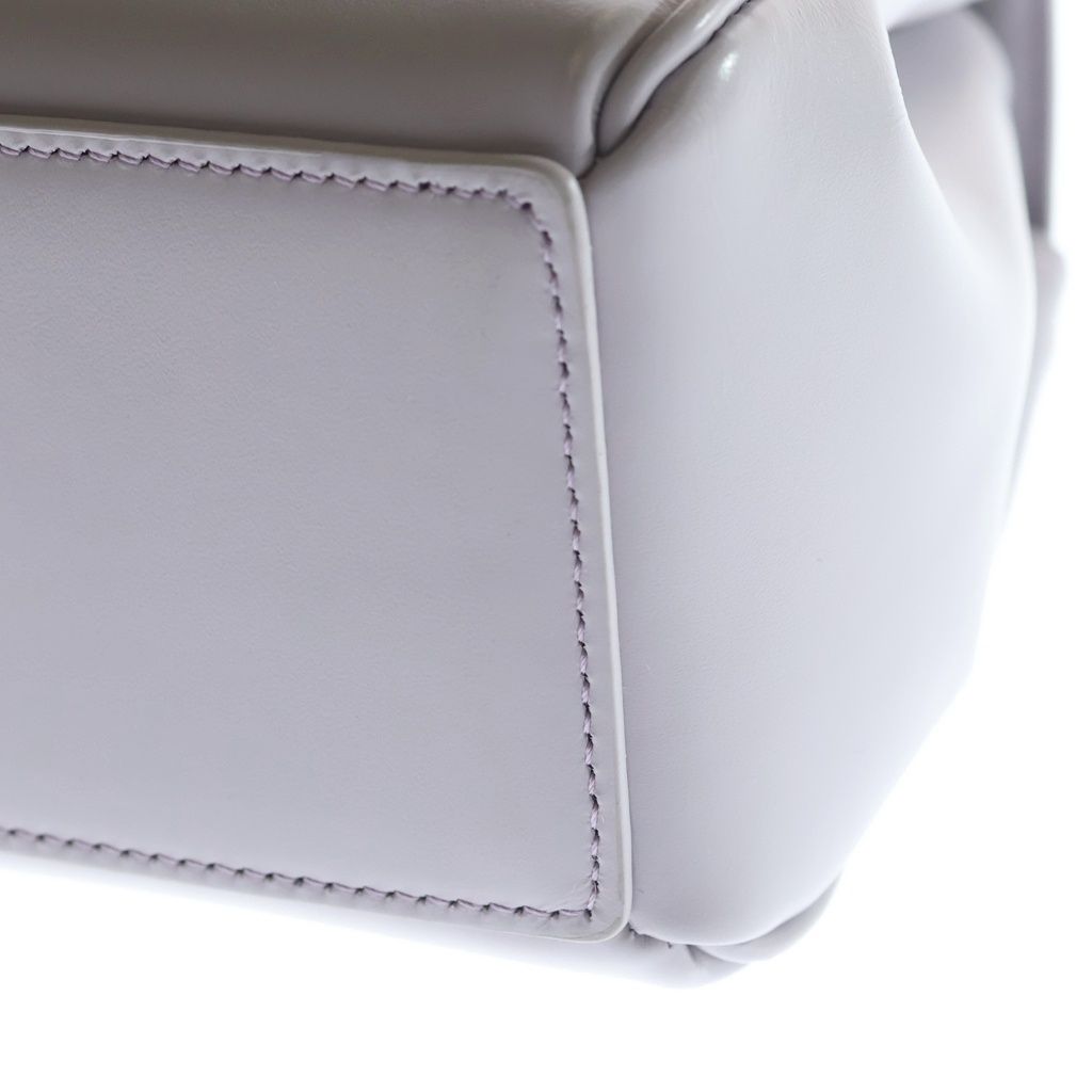 Celine Saes Mini 2-Way Shoulder Bag Light Purple Leather Gold — view 5