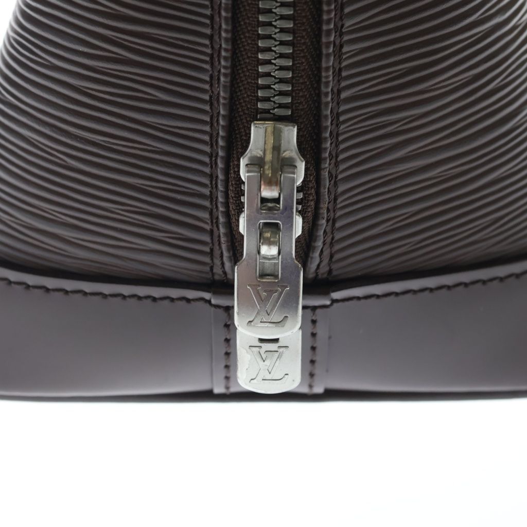 Louis Vuitton Alma Epi Leather Handbag Brown — view 7